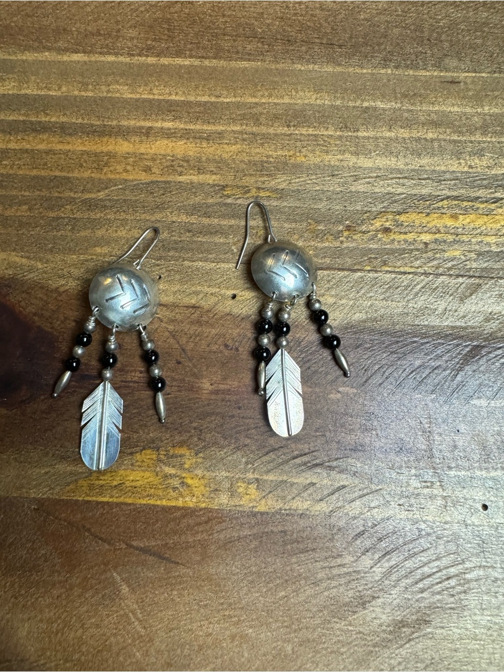 Sterling Silver White Cluster Feather Earrings 925 Silver Earrings